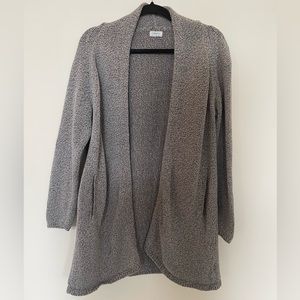 Aritzia Community Marled Grey Duster Cardigan